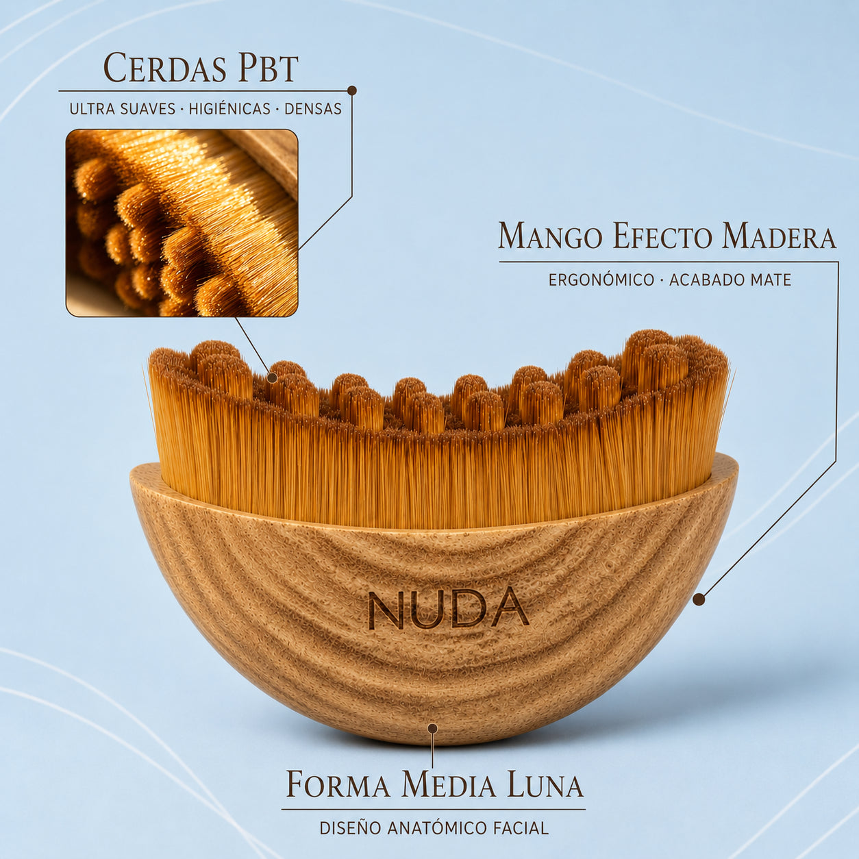 Cepillo Facial Nuda ™
