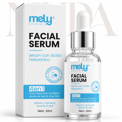 Sérum Facial MELY 4 en 1 – Ácido Hialurónico + Retinol