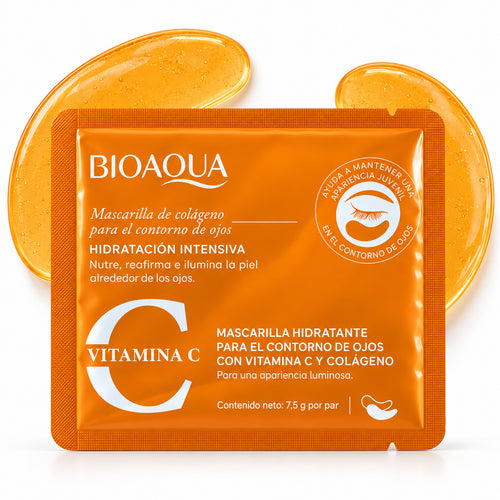 Parche de Ojos Bioaqua Vitamina C + Colágeno